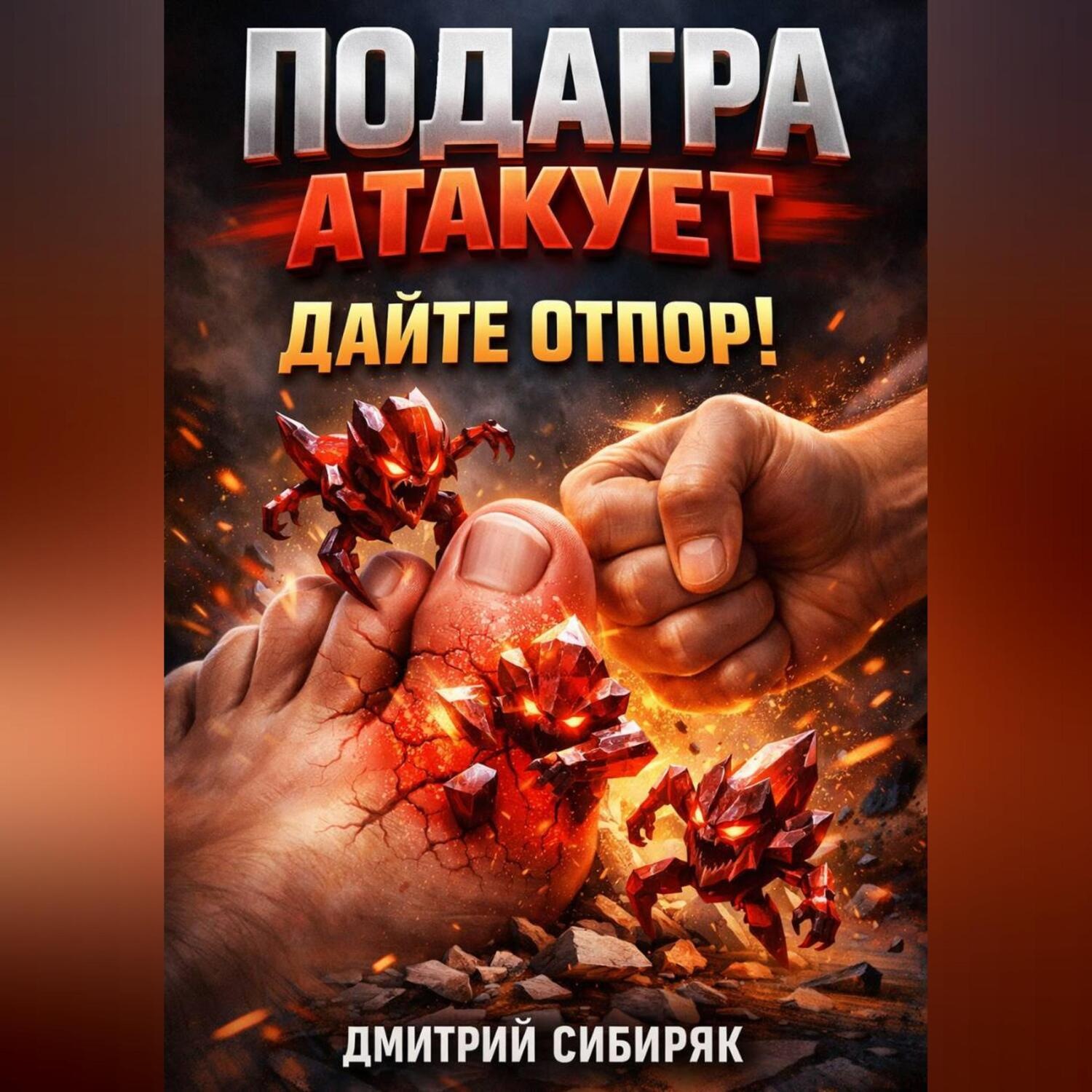 Обложка книги «Подагра атакует Дайте отпор»