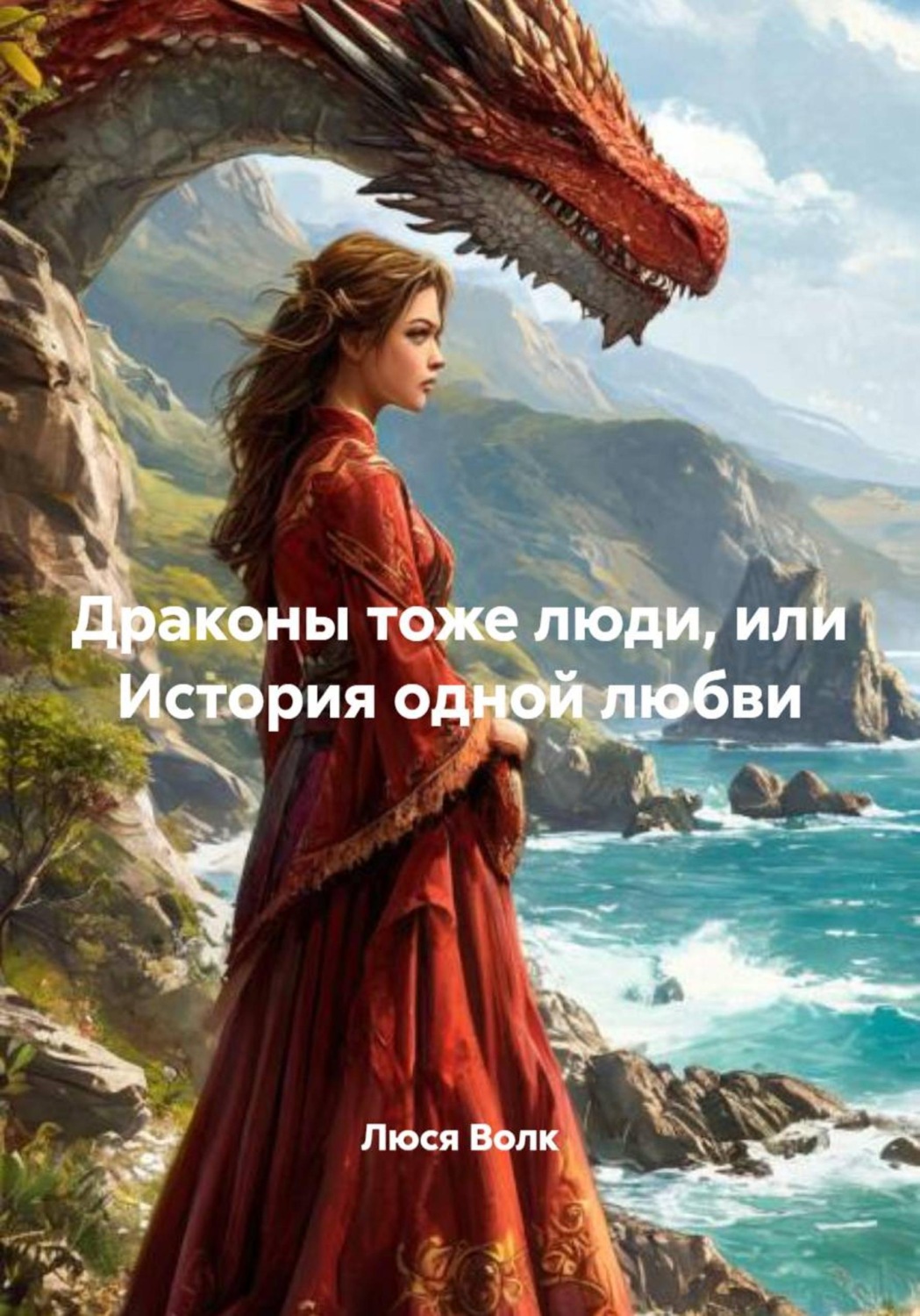 Обложка книги «Драконы тоже люди, или История одной любви»