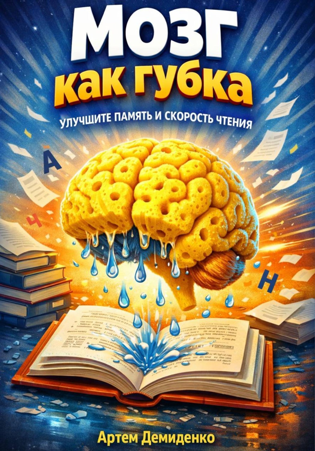 Обложка книги «Мозг как губка: Улучши память и скорость чтения»