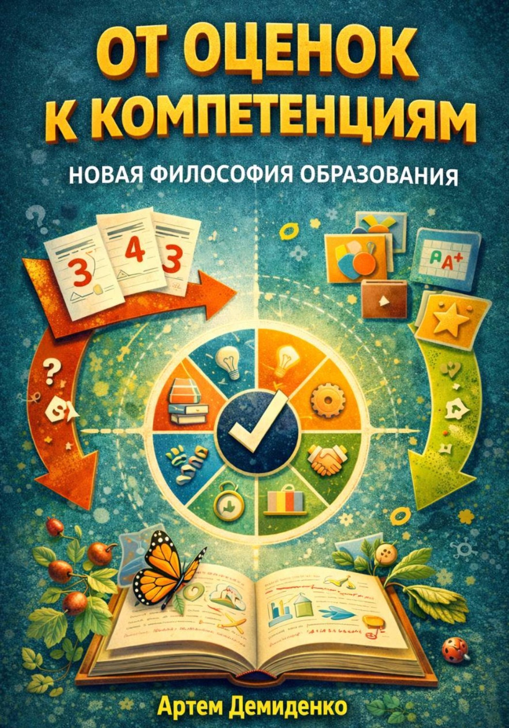 Обложка книги «От оценок к компетенциям: Новая философия образования»