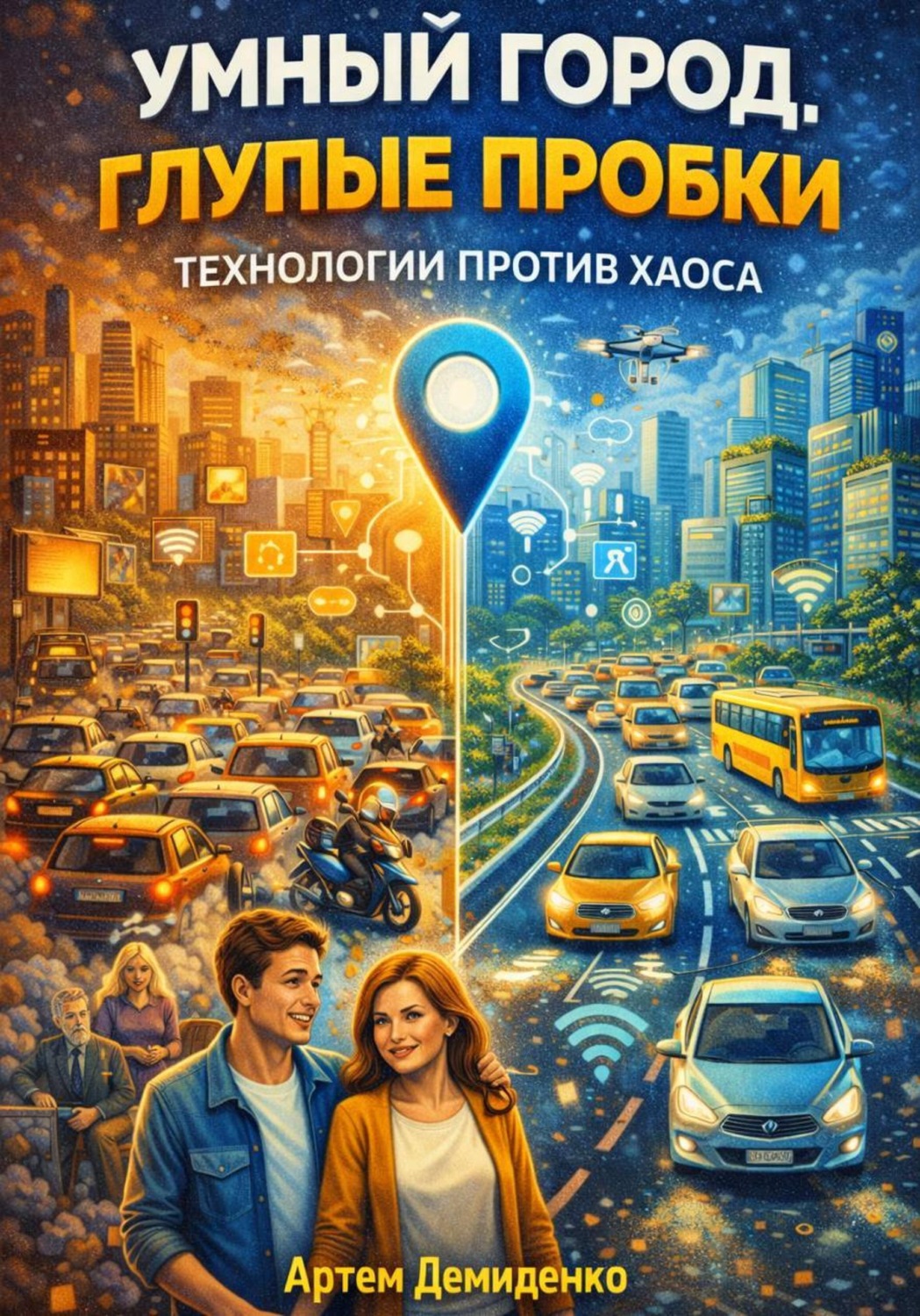Обложка книги «Умный город, глупые пробки: Технологии против хаоса»