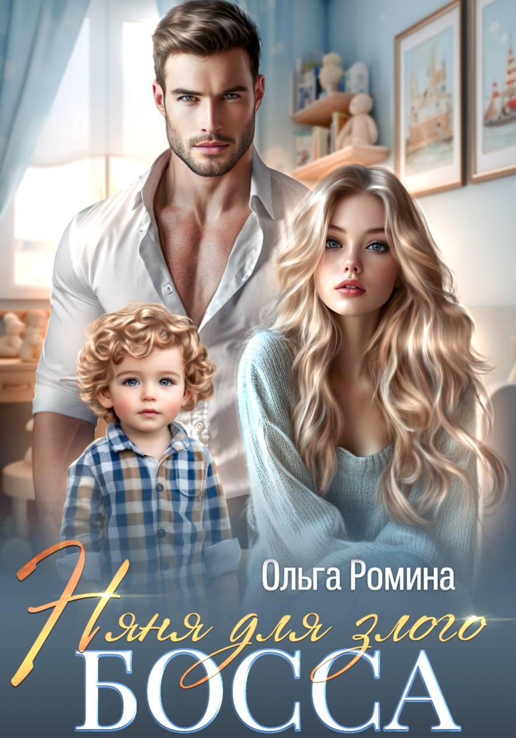 Обложка книги «Няня для злого босса»