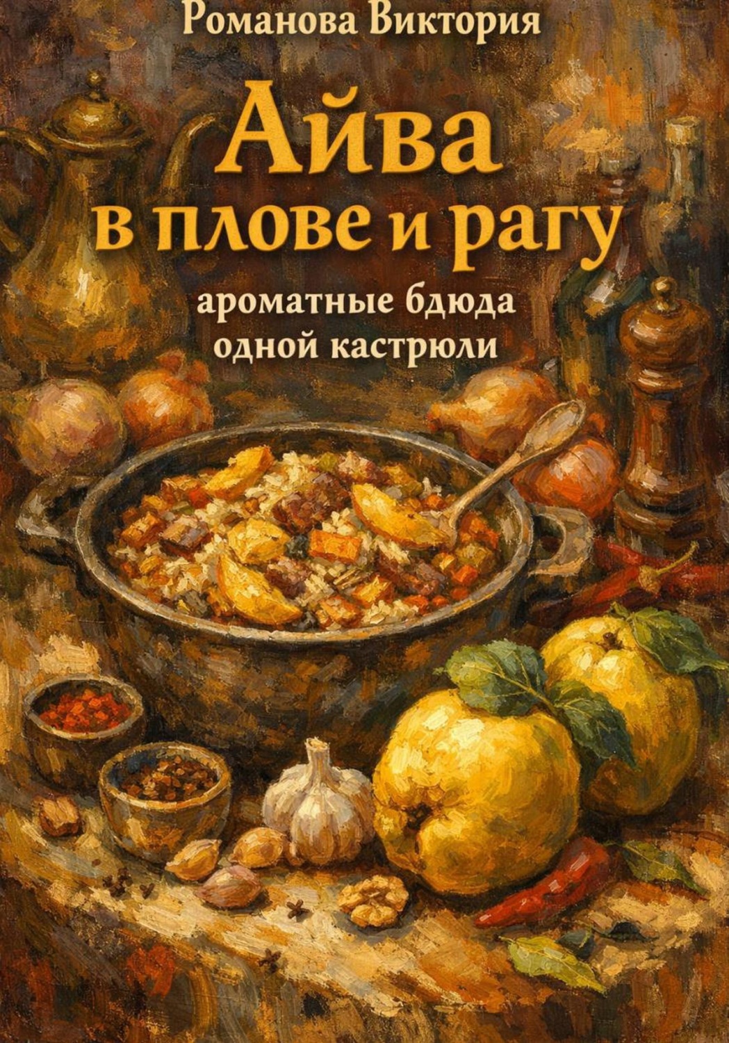 Обложка книги «Айва в плове и рагу: ароматные блюда одной кастрюли»