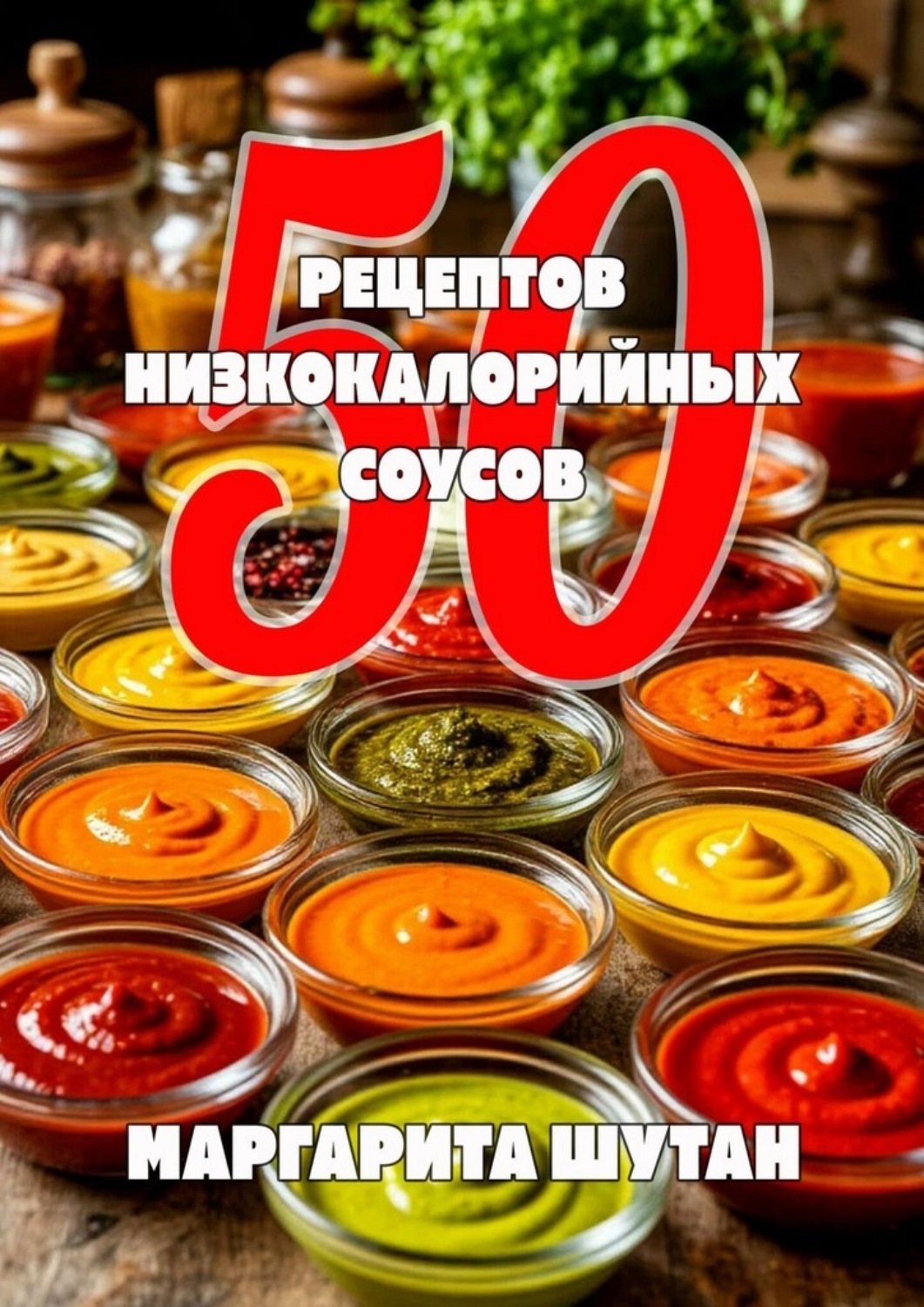 Обложка книги «50 Рецептов низкокалорийных соусов»