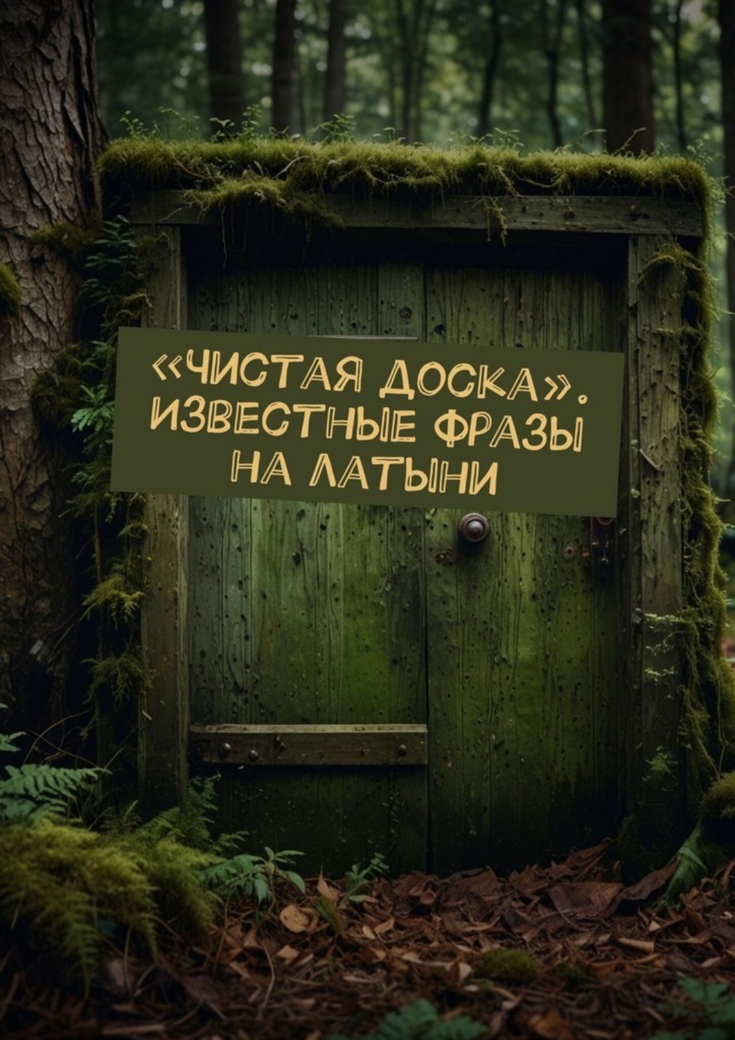 Обложка книги ««Чистая доска». Известные фразы на латыни»