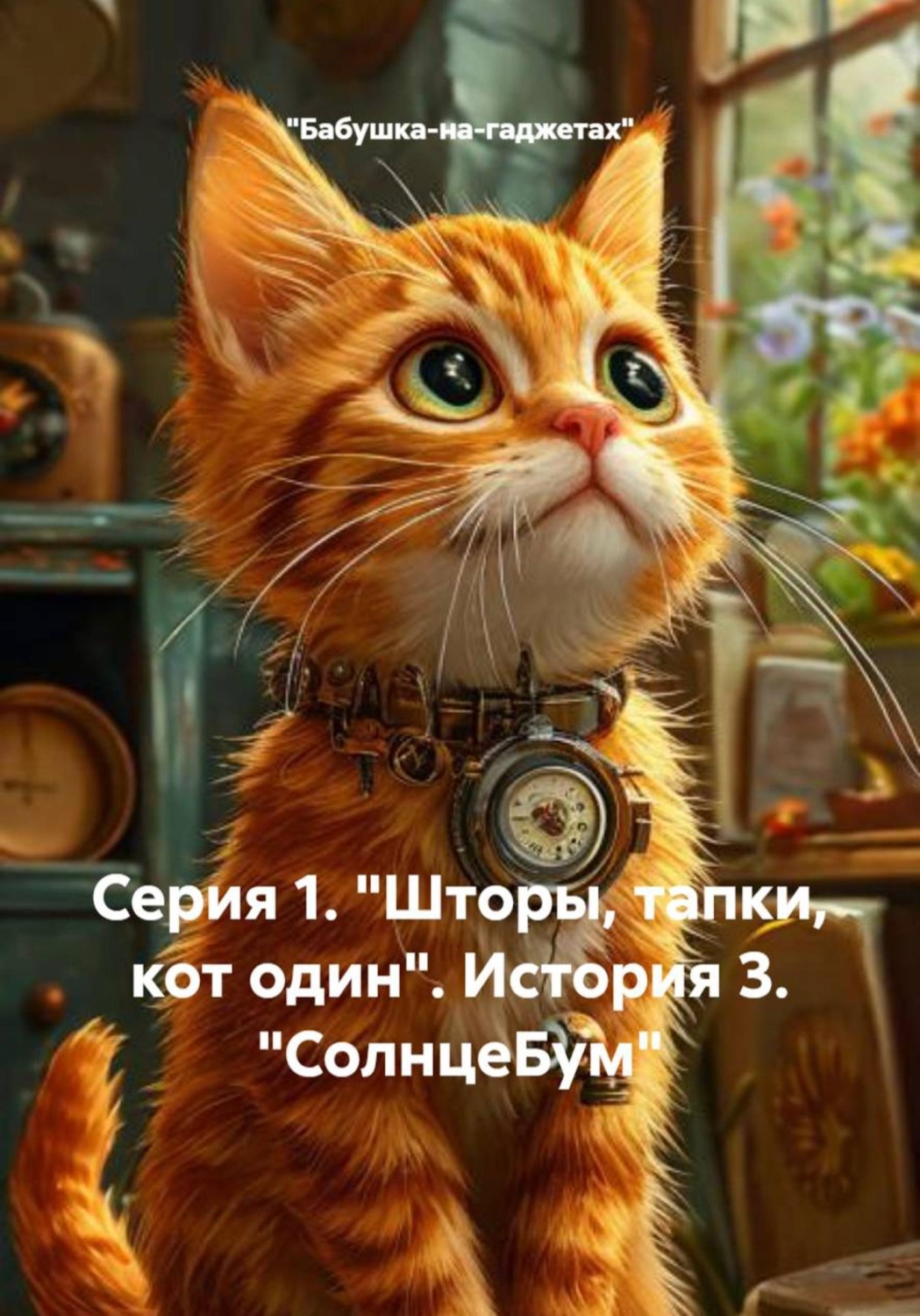 Обложка книги «Серия 1. "Шторы, тапки, кот один". История 3. "СолнцеБум"»