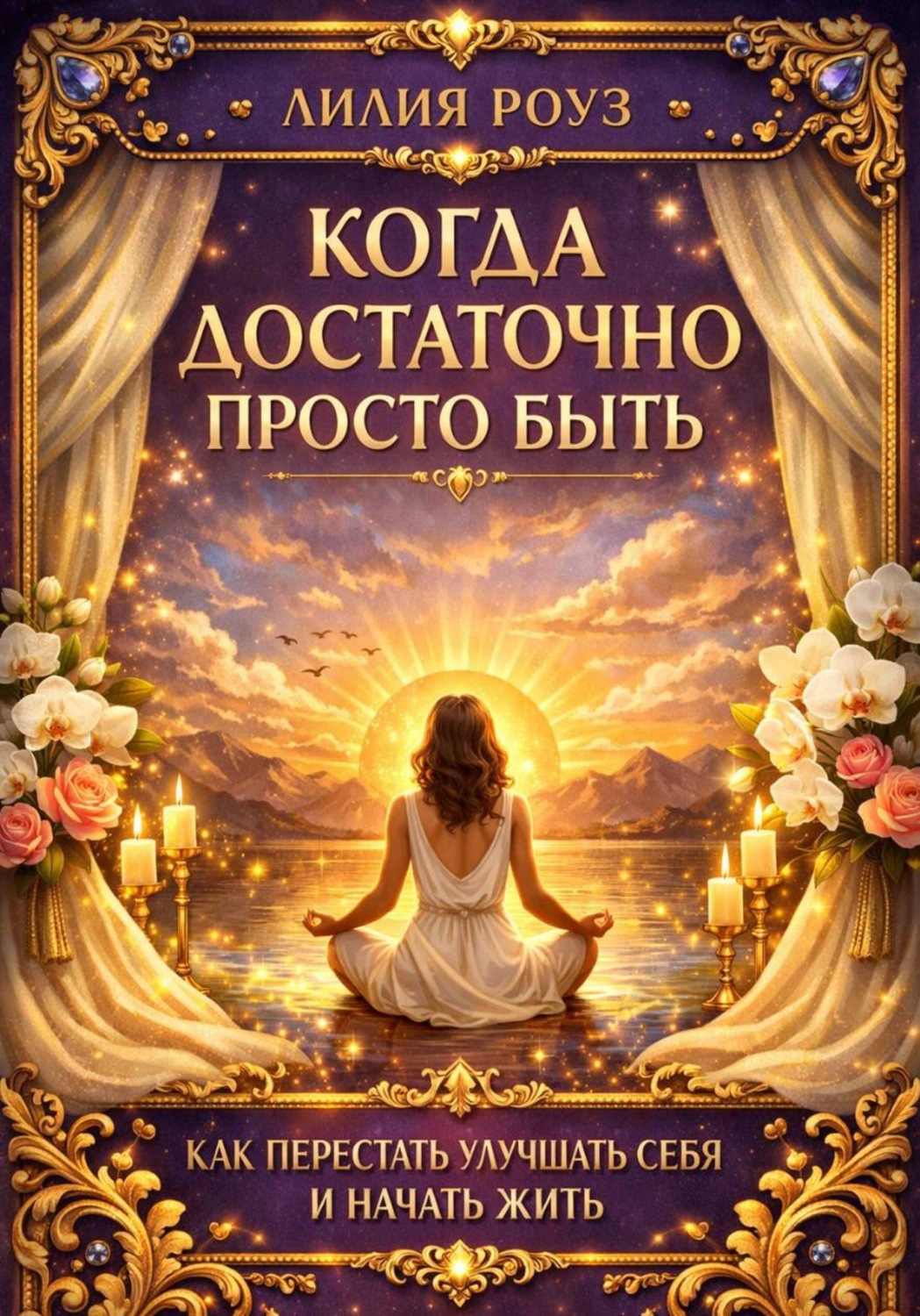 Обложка книги «Когда достаточно просто быть: как перестать улучшать себя и начать жить»