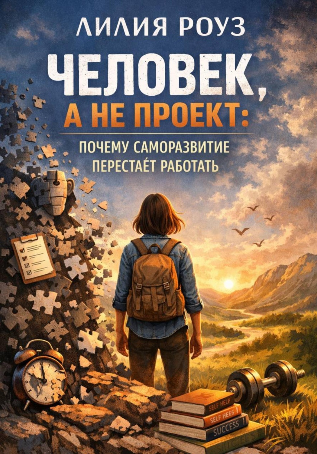 Обложка книги «Человек, а не проект: почему саморазвитие перестаёт работать»