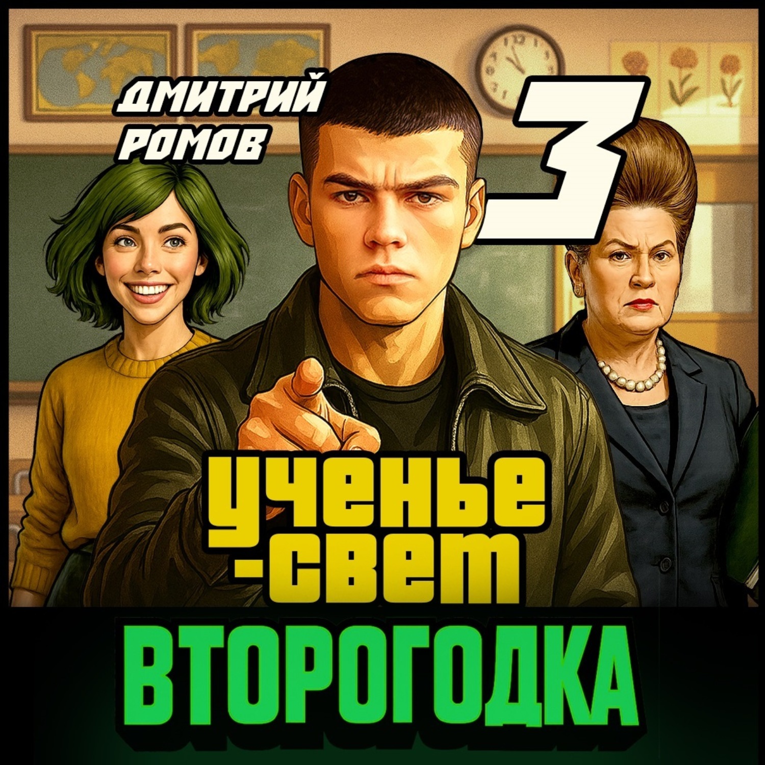 Обложка книги «Второгодка. Книга 3. Ученье свет»