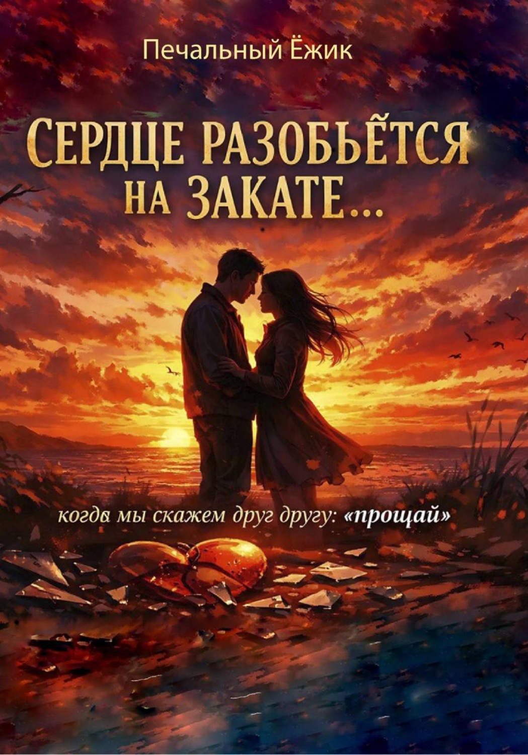 Обложка книги «Сердце разобьётся на закате… когда мы скажем друг другу: «прощай»»