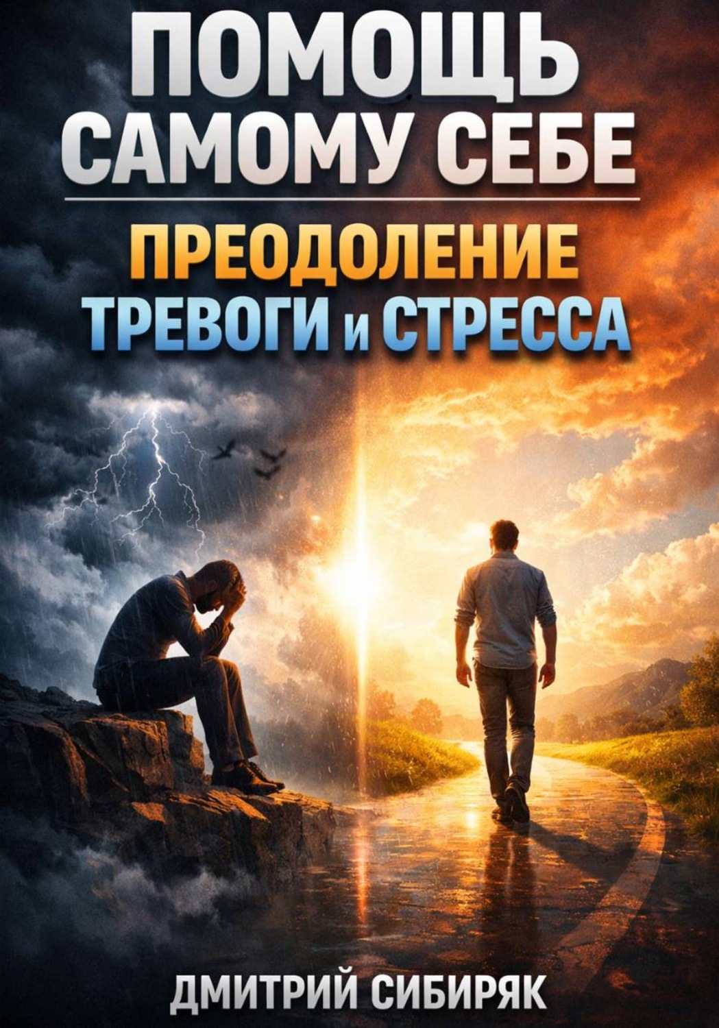 Обложка книги «Помощь Самому Себе. Преодоление Тревоги и Стресса»