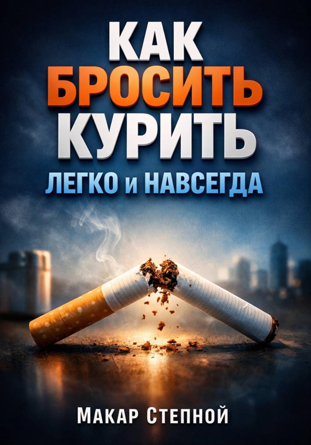 Обложка книги «Как Бросить Курить. Легко и Навсегда»
