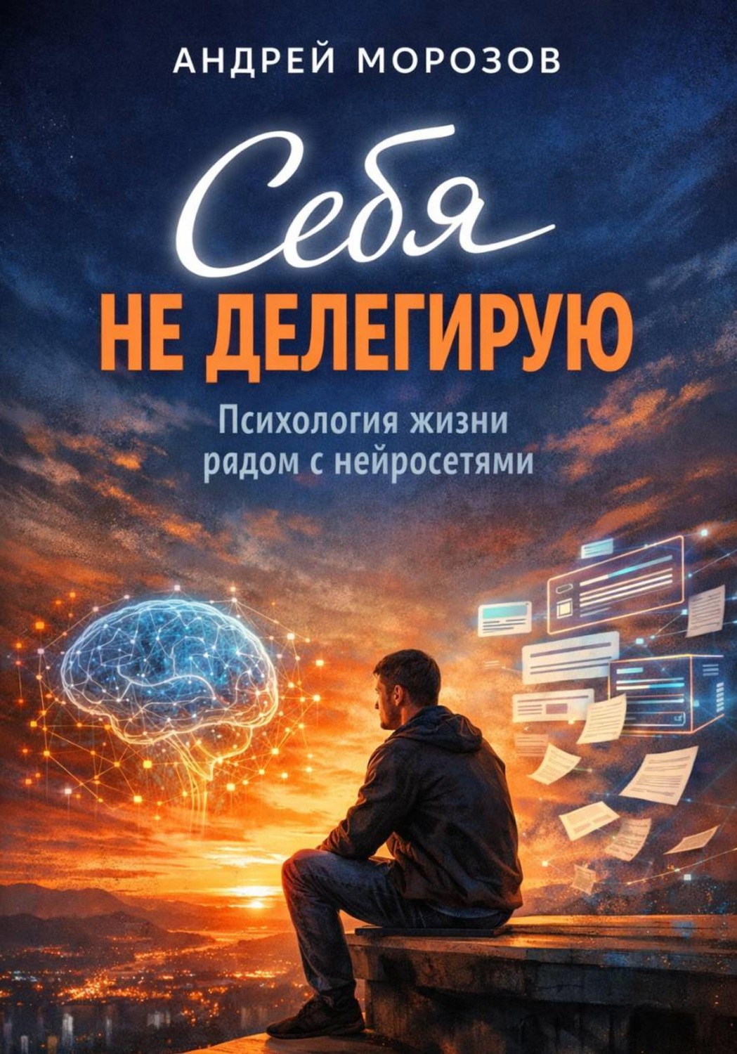 Обложка книги «Себя не делегирую. Психология жизни рядом с нейросетями»