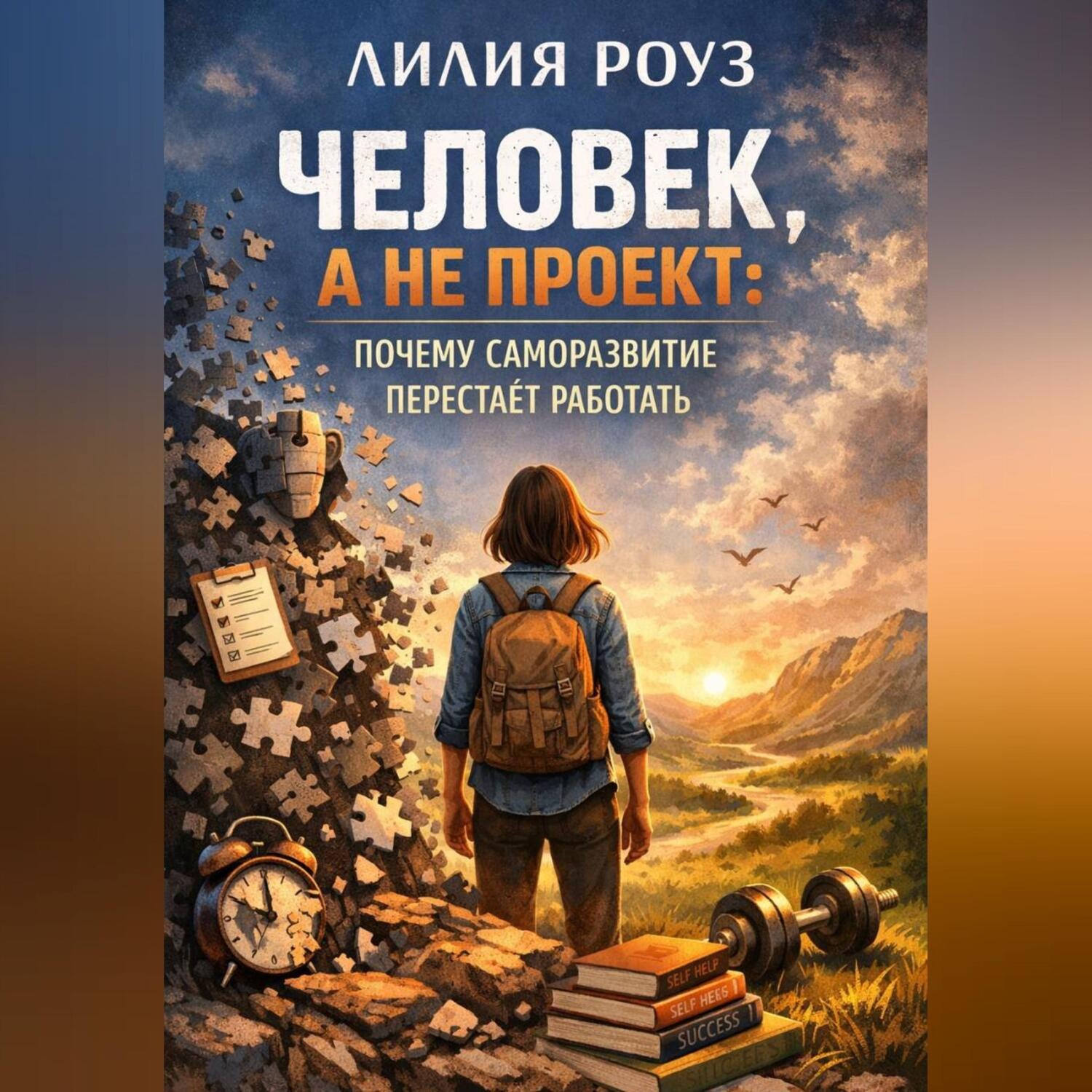 Обложка книги «Человек, а не проект: почему саморазвитие перестаёт работать»