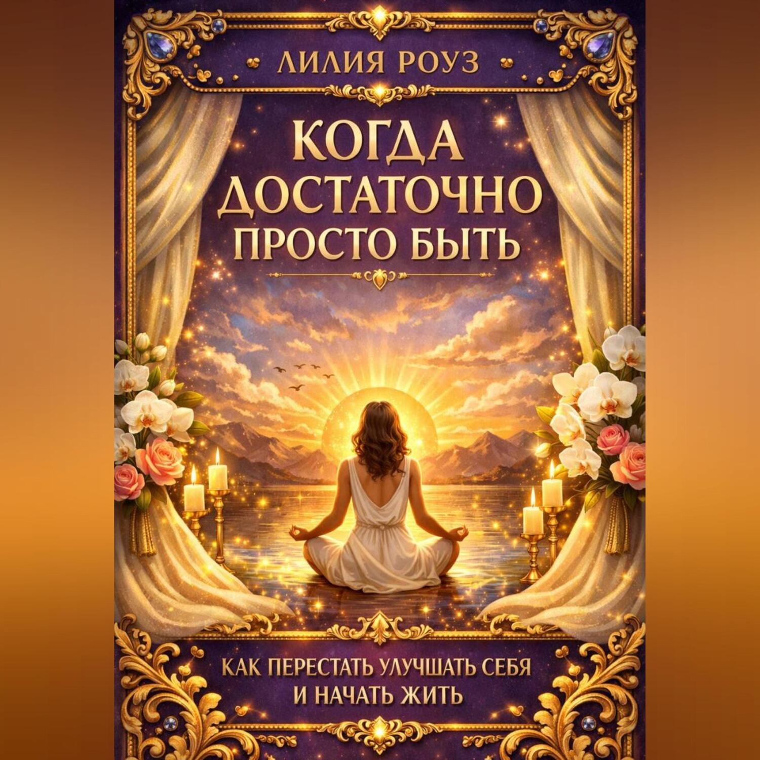 Обложка книги «Когда достаточно просто быть: как перестать улучшать себя и начать жить»