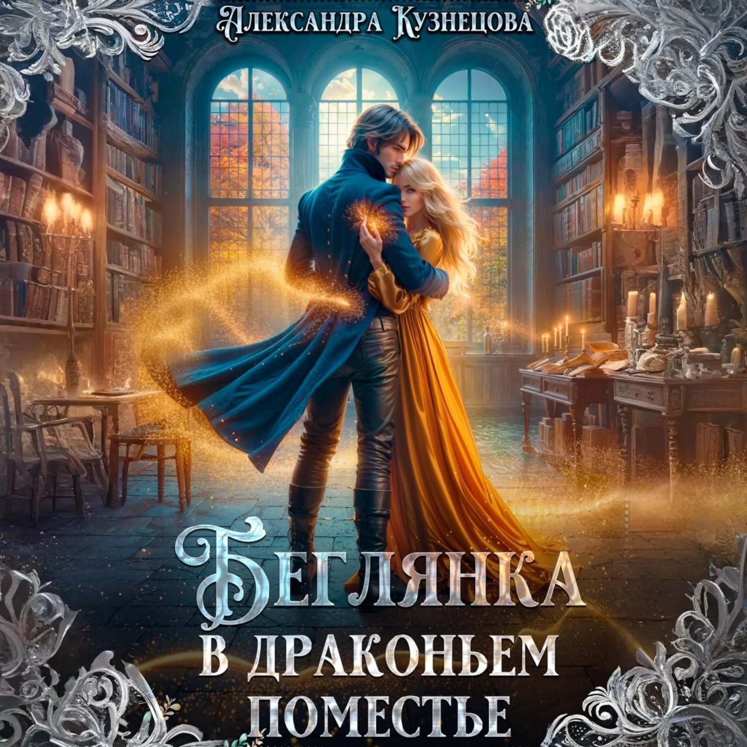 Обложка книги «Беглянка в драконьем поместье»