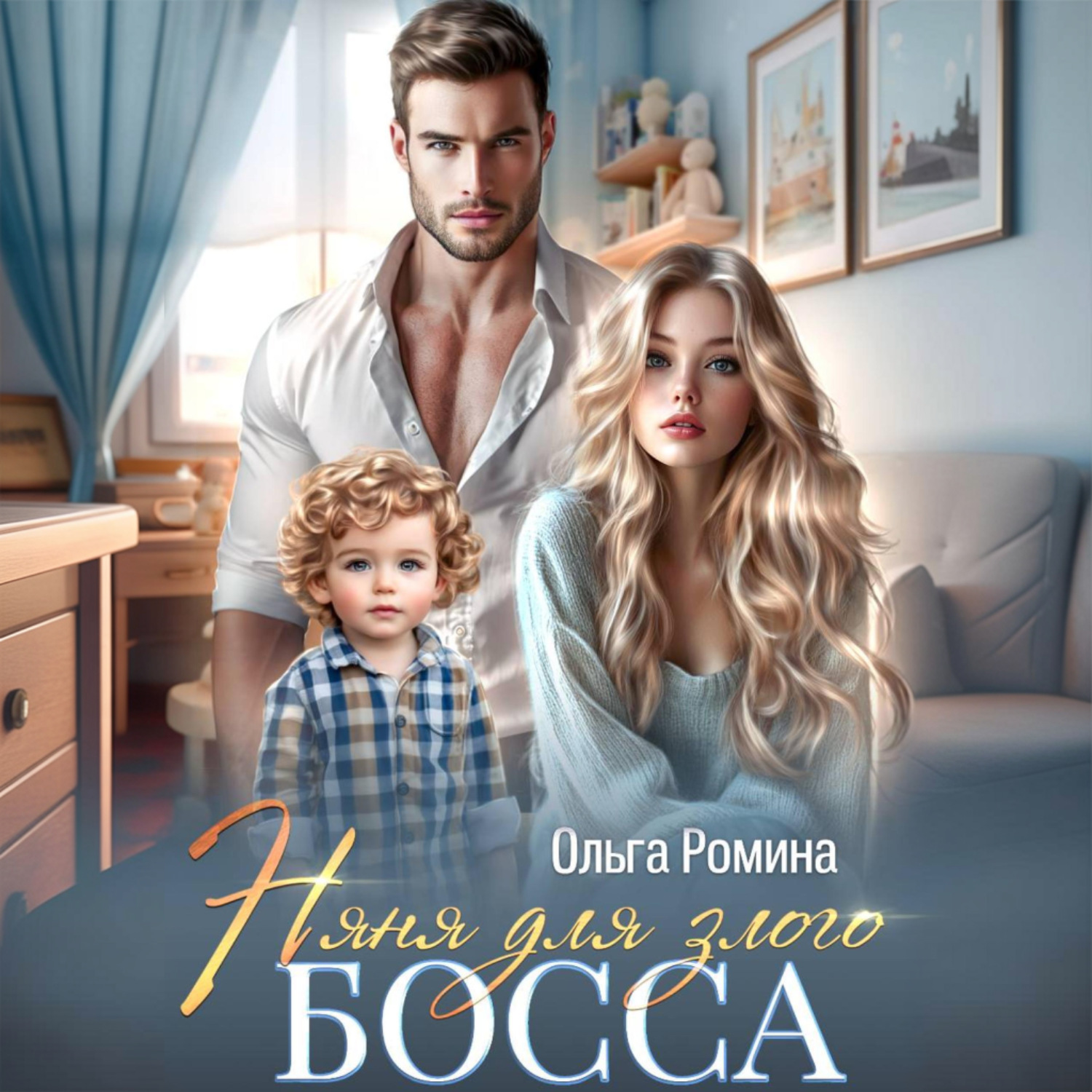 Обложка книги «Няня для злого босса»
