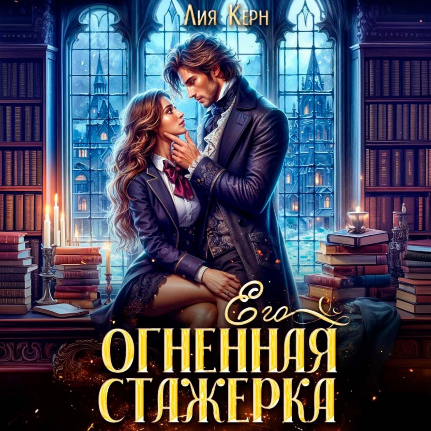 Обложка книги «Его огненная стажерка»