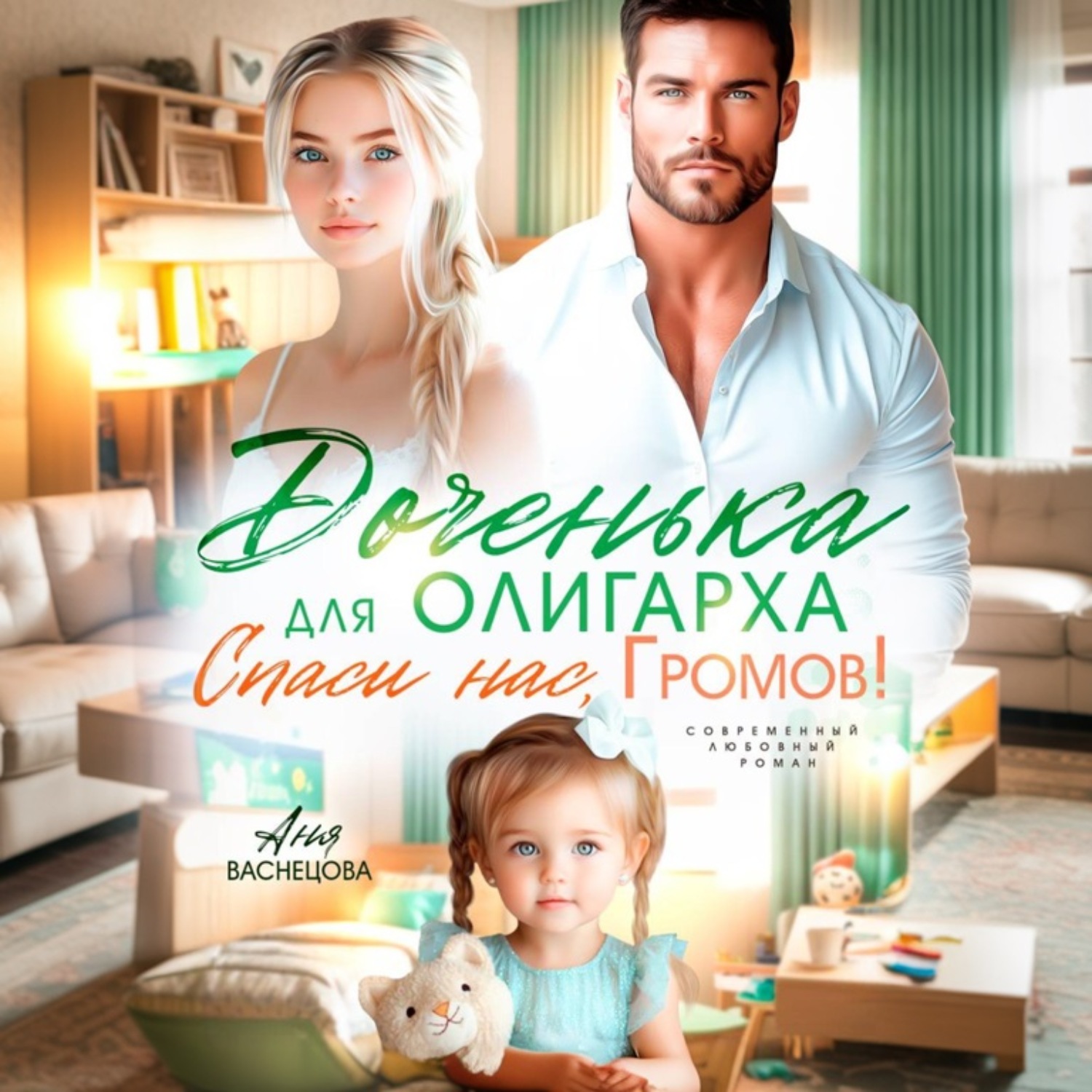 Обложка книги «Доченька для олиграха. Спаси нас, Громов!»
