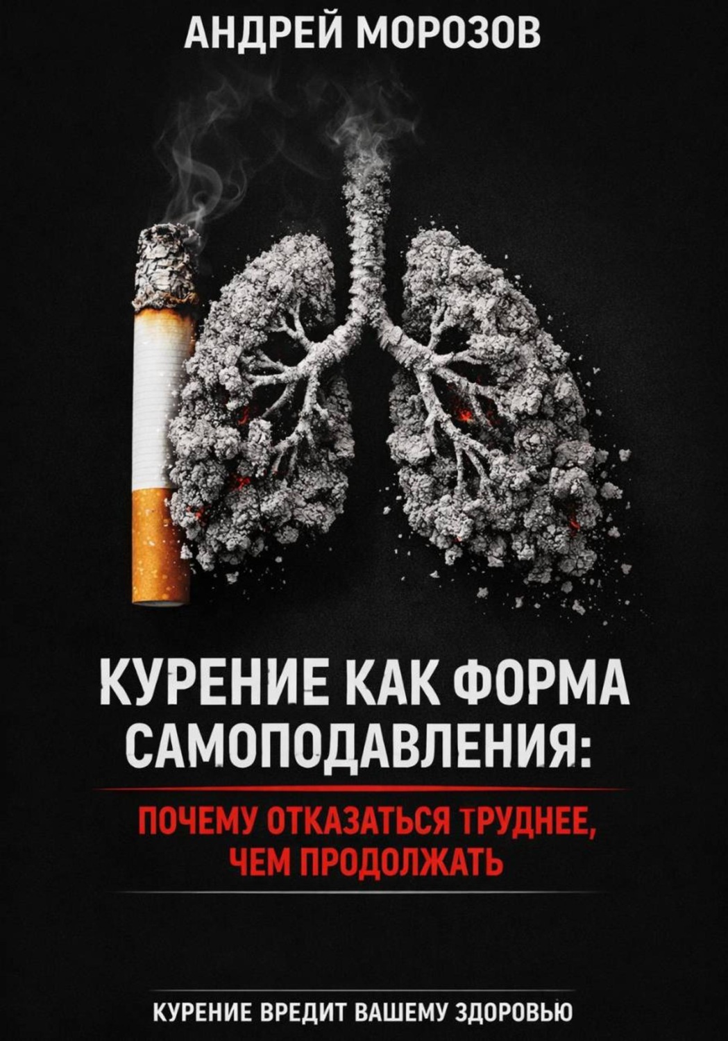 Обложка книги «Курение как форма самоподавления: Почему отказаться труднее, чем продолжать»