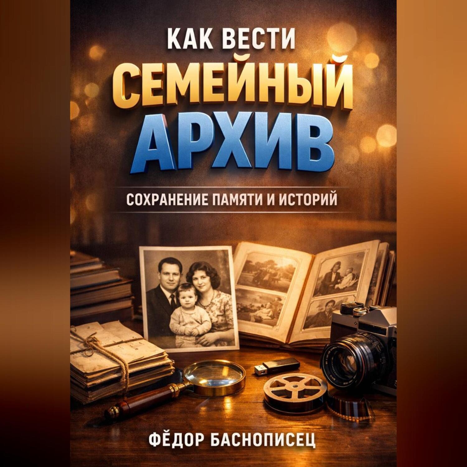 Обложка книги «Как вести семейный архив сохранение памяти и историй»