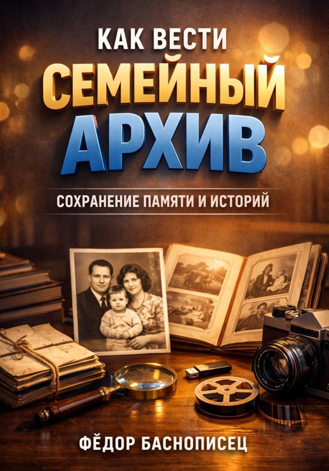 Обложка книги «Как вести семейный архив. Сохранение памяти и историй»