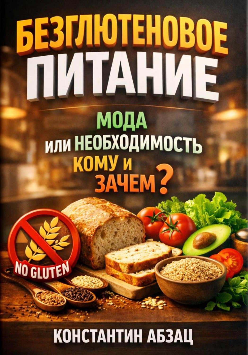 Обложка книги «Безглютеновое питание. Мода или необходимость. Кому и зачем»
