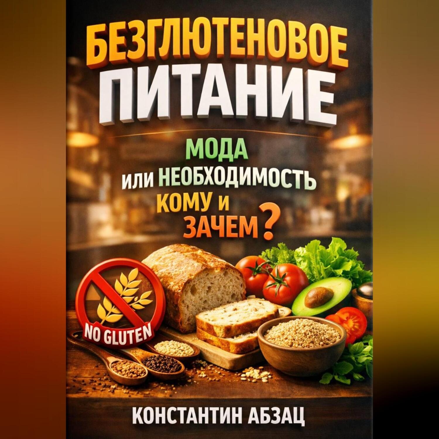 Обложка книги «Безглютеновое питание мода или необходимость кому и зачем»