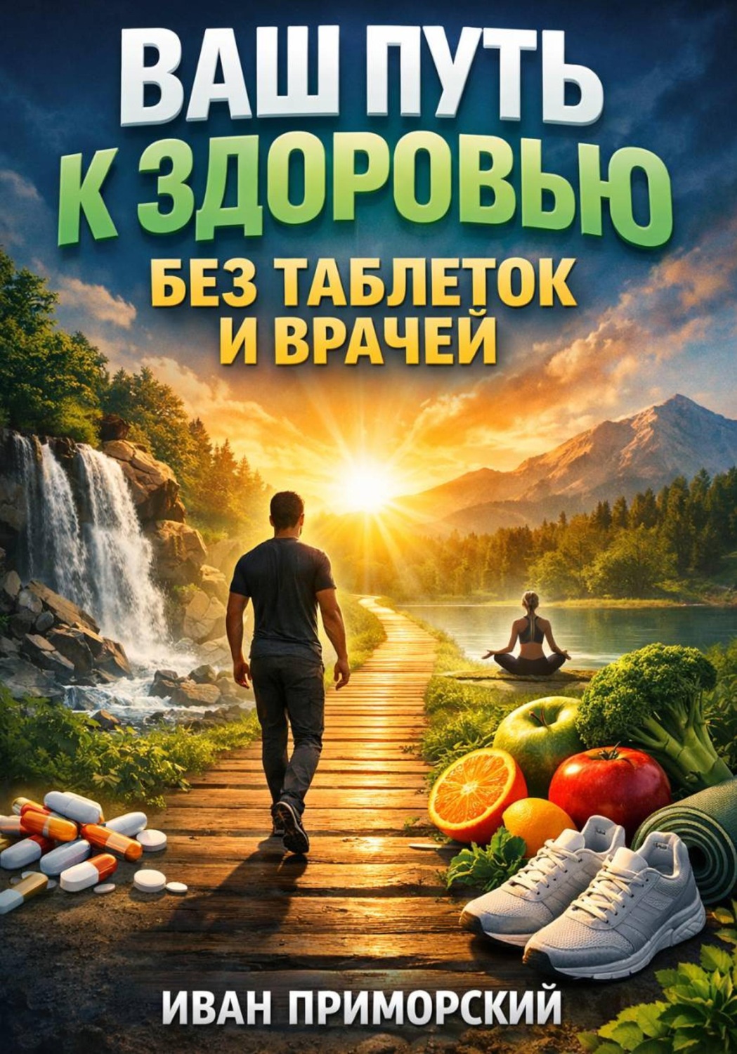 Обложка книги «Ваш Путь к Здоровью Без Таблеток и Врачей»