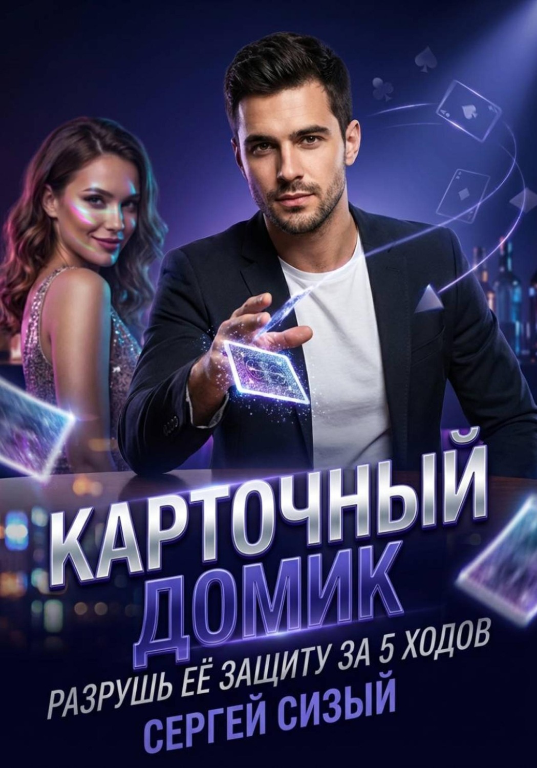 Обложка книги «Карточный домик. Разрушь её защиту за 5 ходов»