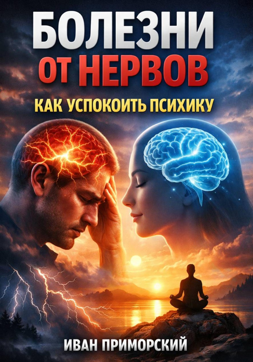 Обложка книги «Болезни от Нервов. Как Успокоить Психику»