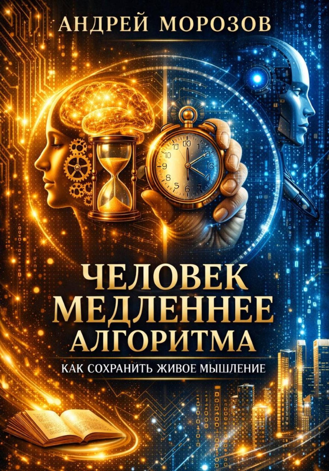 Обложка книги «Человек медленнее алгоритма. Как сохранить живое мышление»