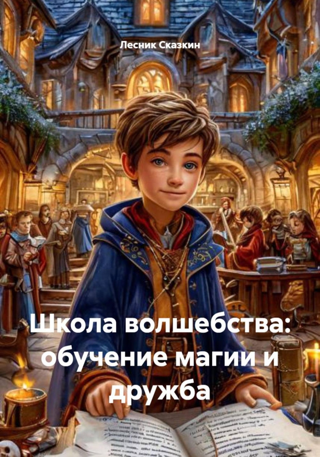Обложка книги «Школа волшебства: обучение магии и дружба»