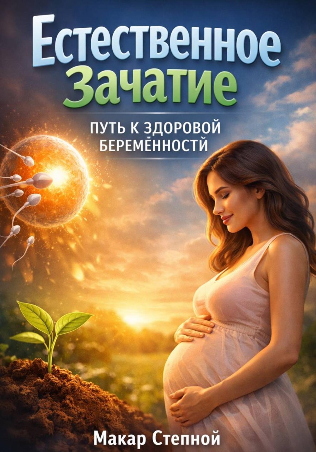Обложка книги «Естественное Зачатие Путь к Здоровой Беременности»