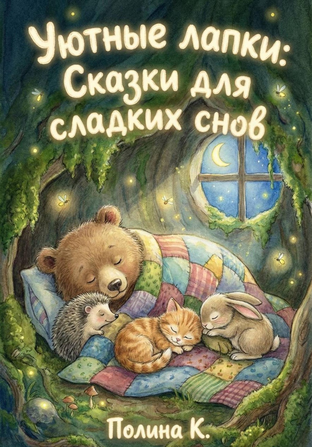 Обложка книги «Уютные лапки: Сказки для сладких снов»