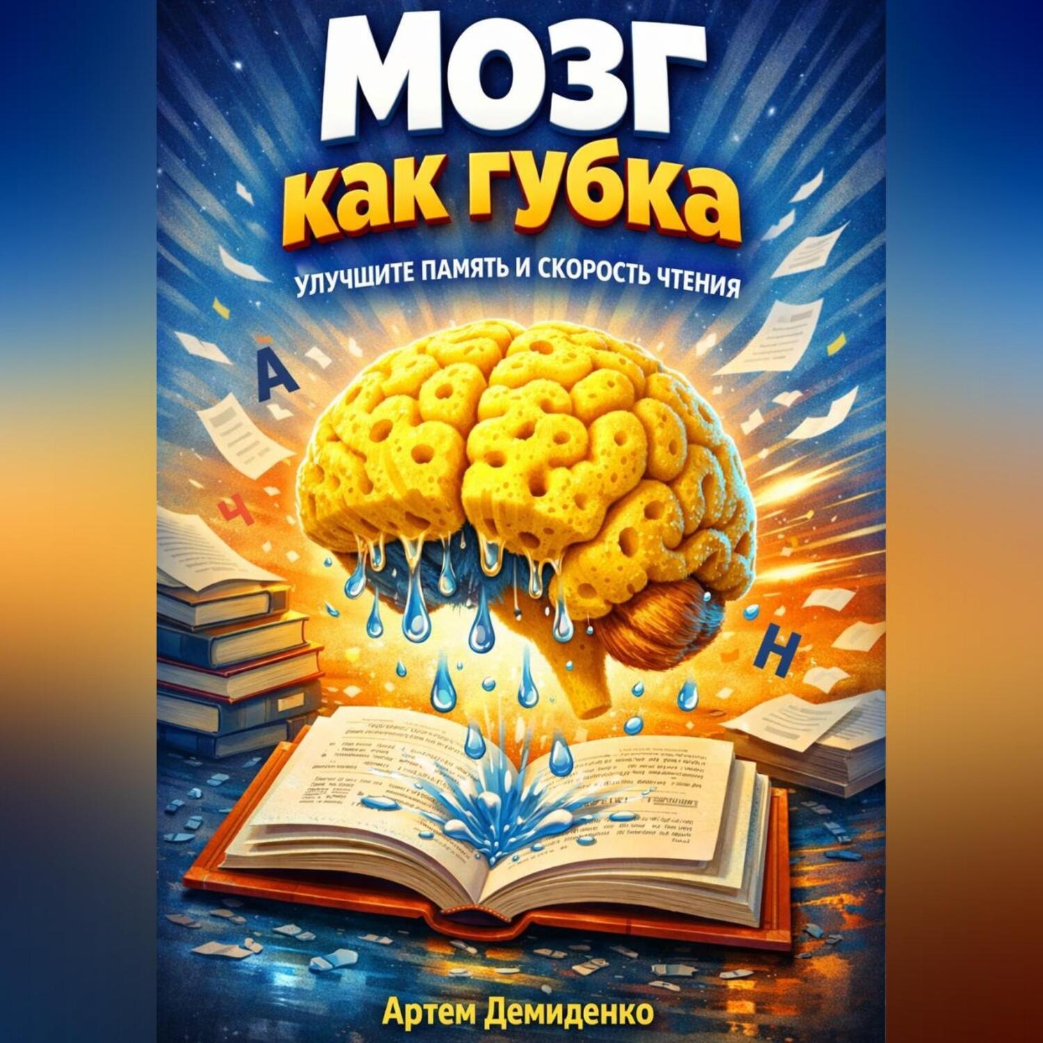 Обложка книги «Мозг как губка: Улучши память и скорость чтения»