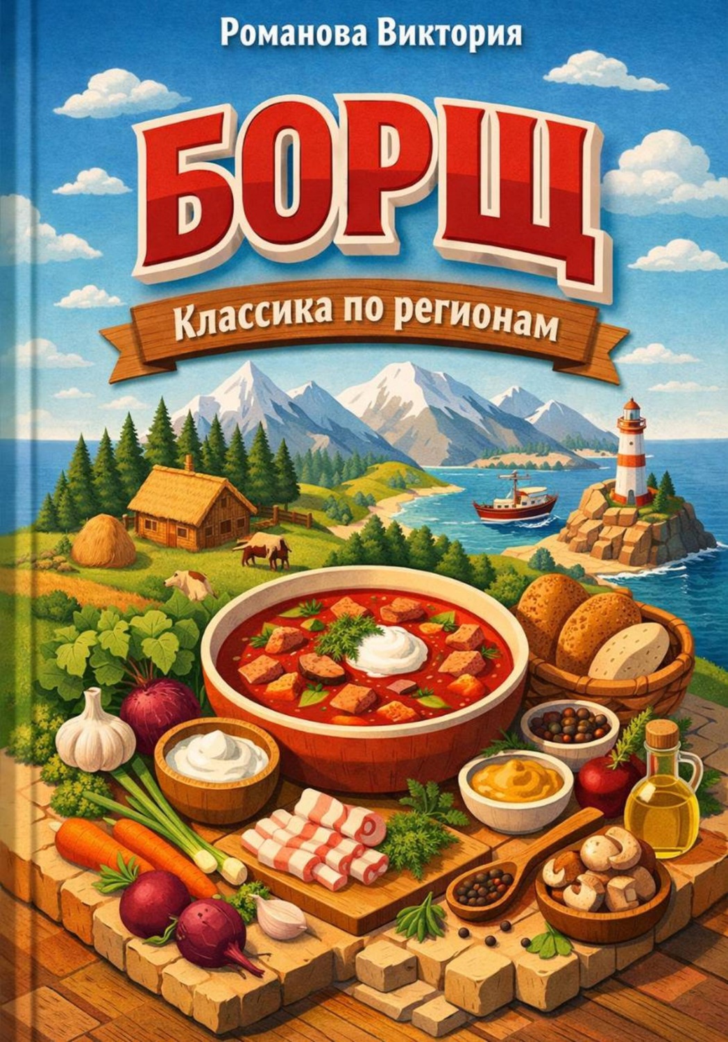 Обложка книги «Борщ: классика по регионам»