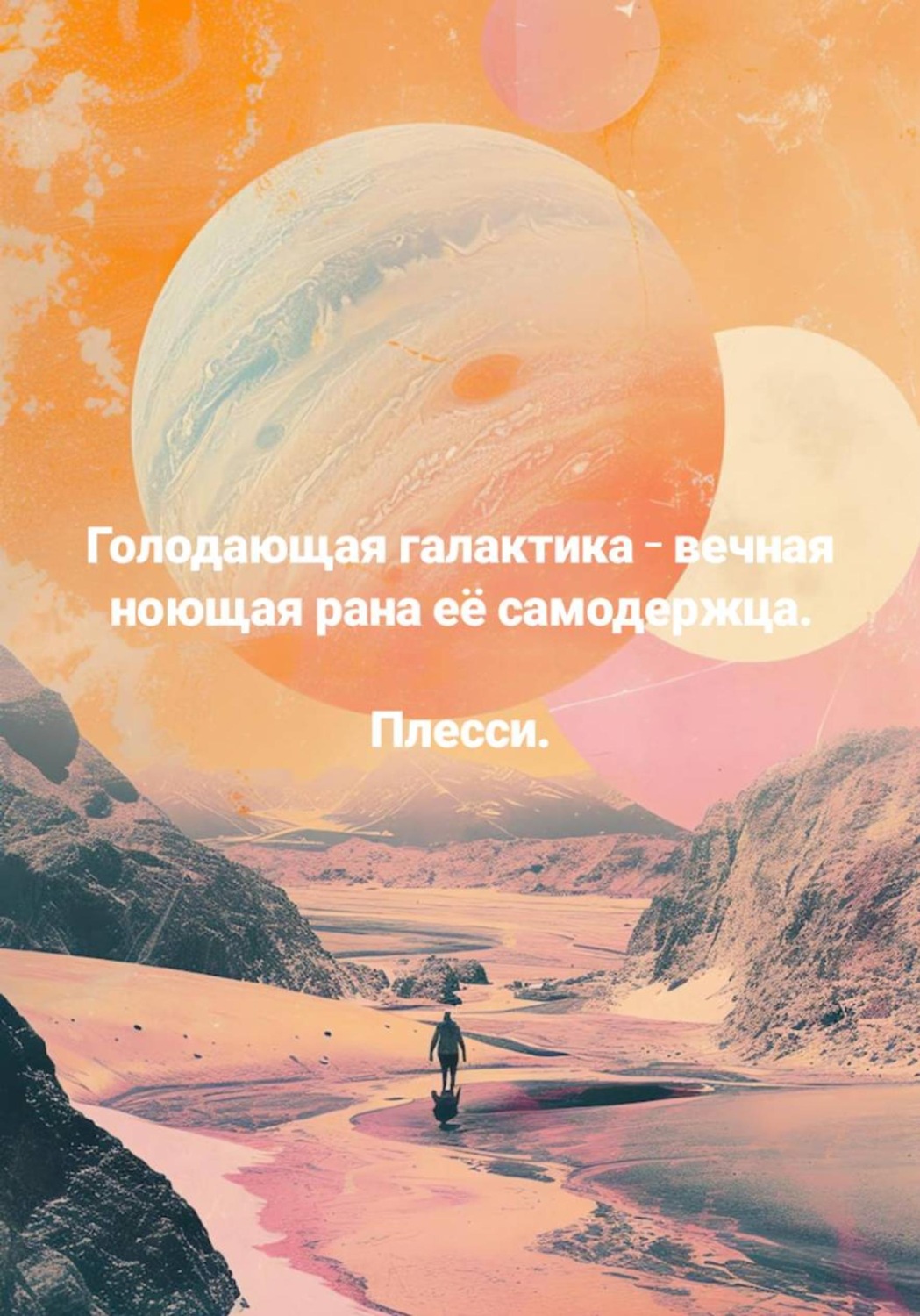 Обложка книги «Голодающая галактика - вечная ноющая рана её самодержца»