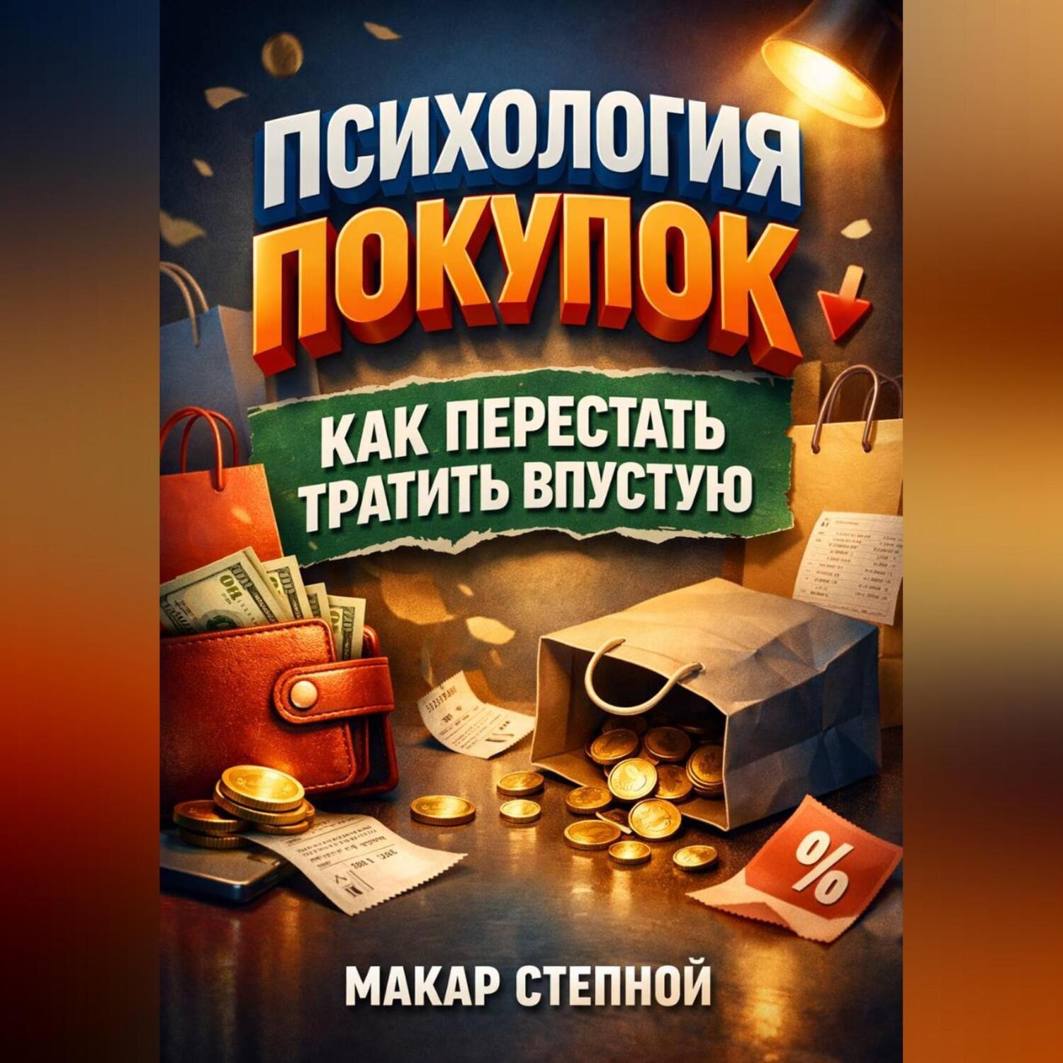 Обложка книги «Психология Покупок Как Перестать Тратить впустую»