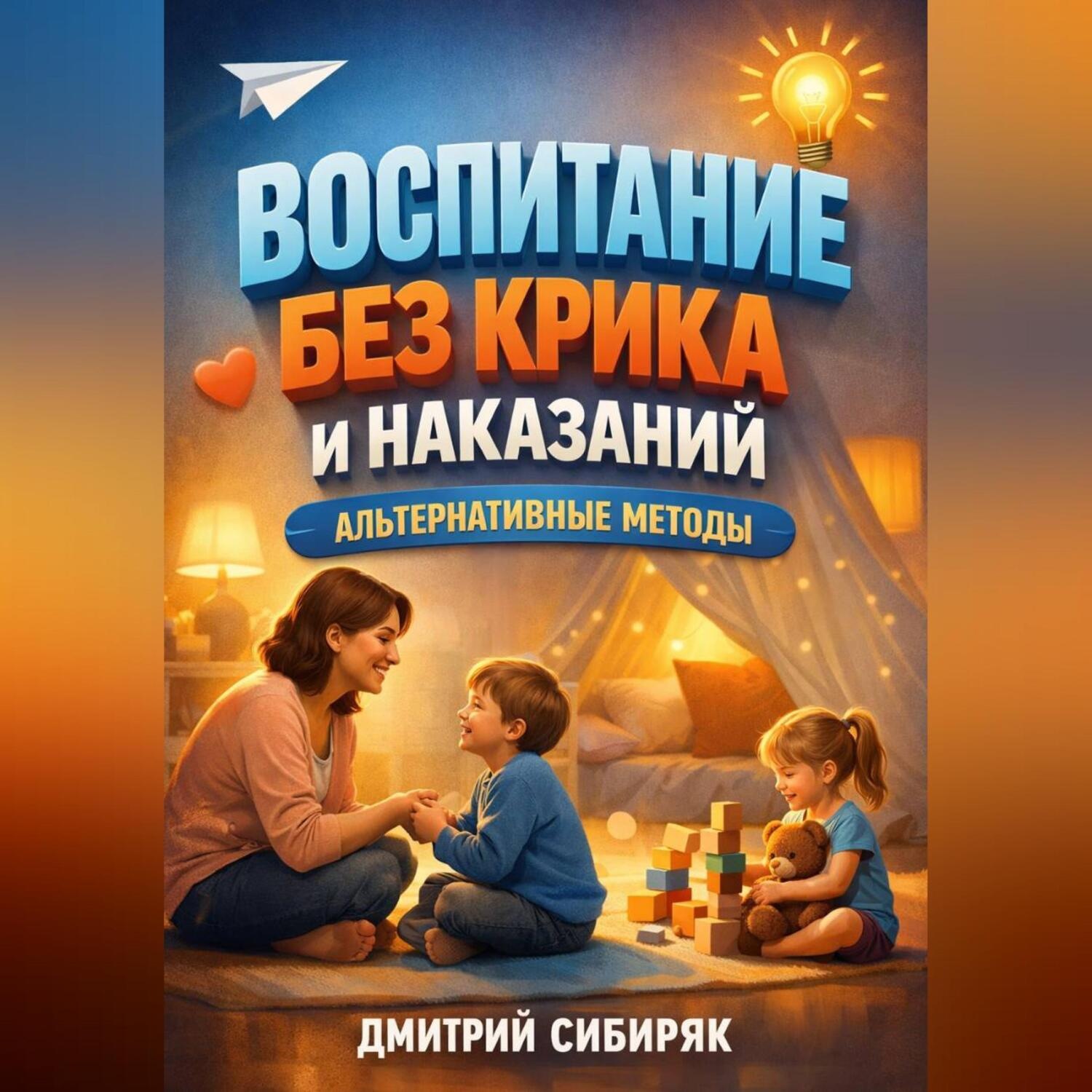 Обложка книги «Воспитание Без Крика и Наказаний Альтернативные Методы»