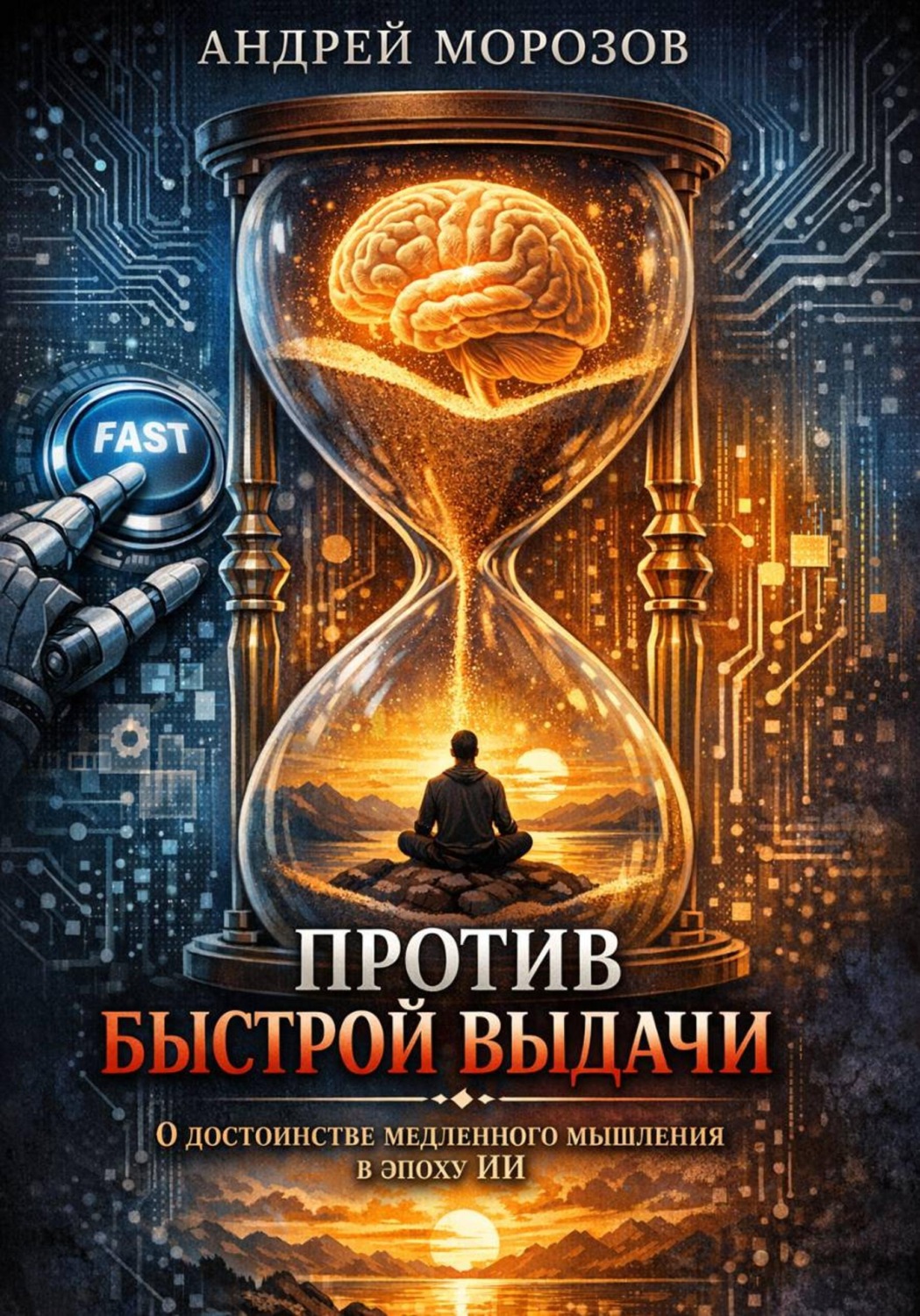 Обложка книги «Против быстрой выдачи. О достоинстве медленного мышления в эпоху ИИ»