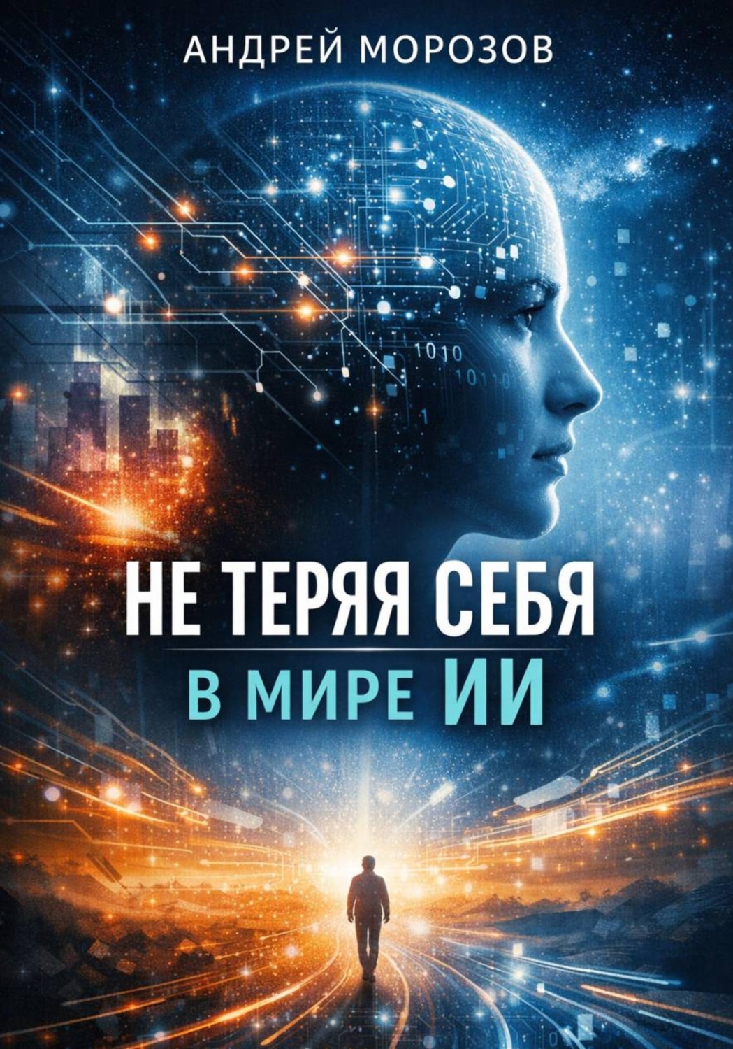 Обложка книги «Не теряя себя в мире ИИ»