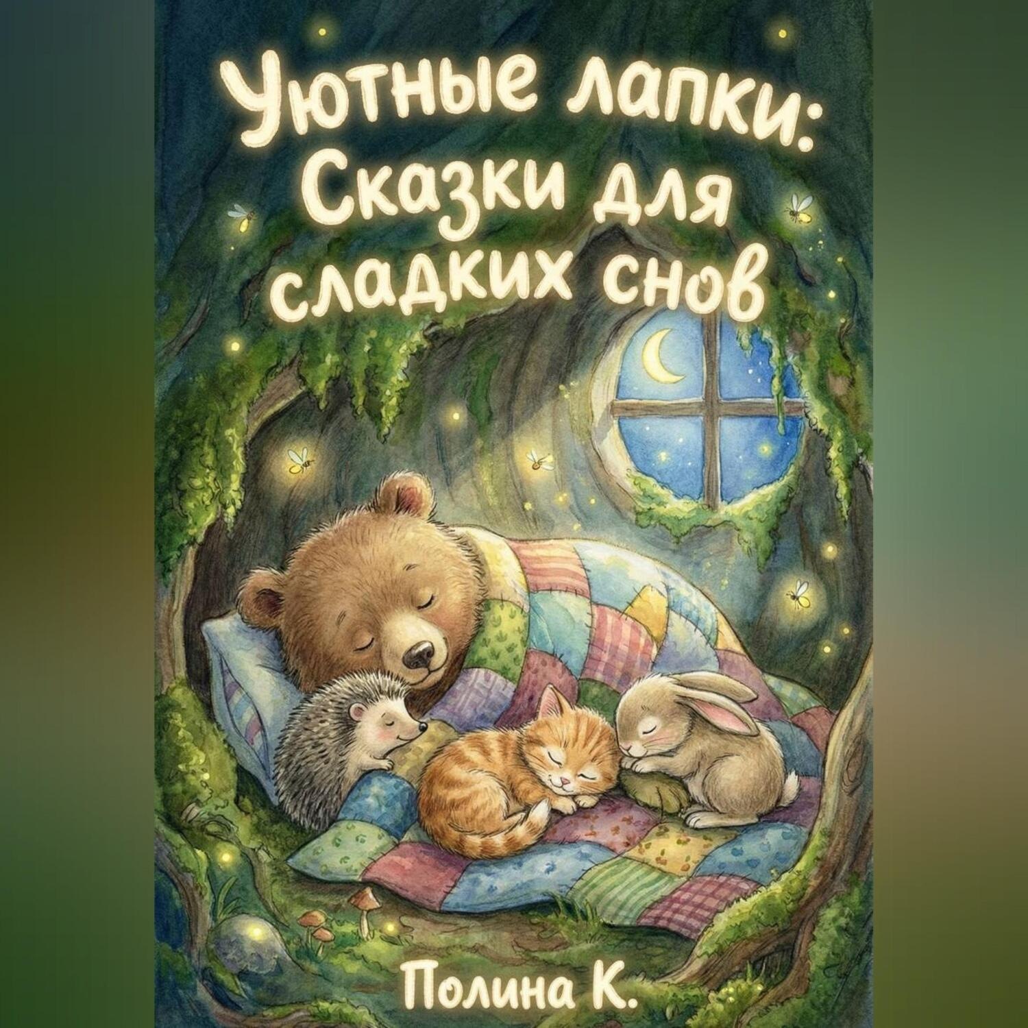 Обложка книги «Уютные лапки: Сказки для сладких снов»