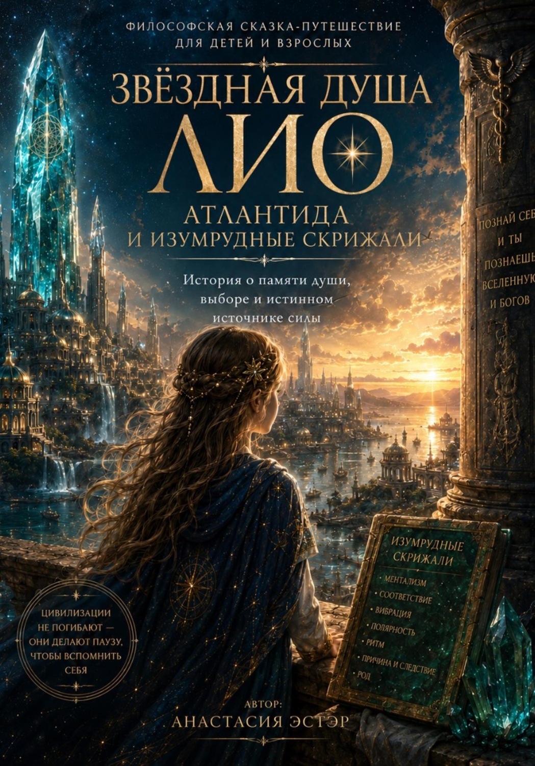 Обложка книги «Звёздная душа Лио. Атлантида и Изумрудные скрижали»