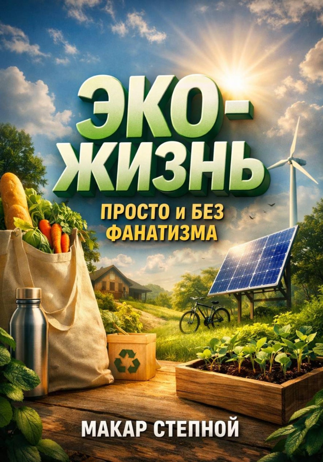 Обложка книги «Эко-Жизнь Просто и Без Фанатизма»
