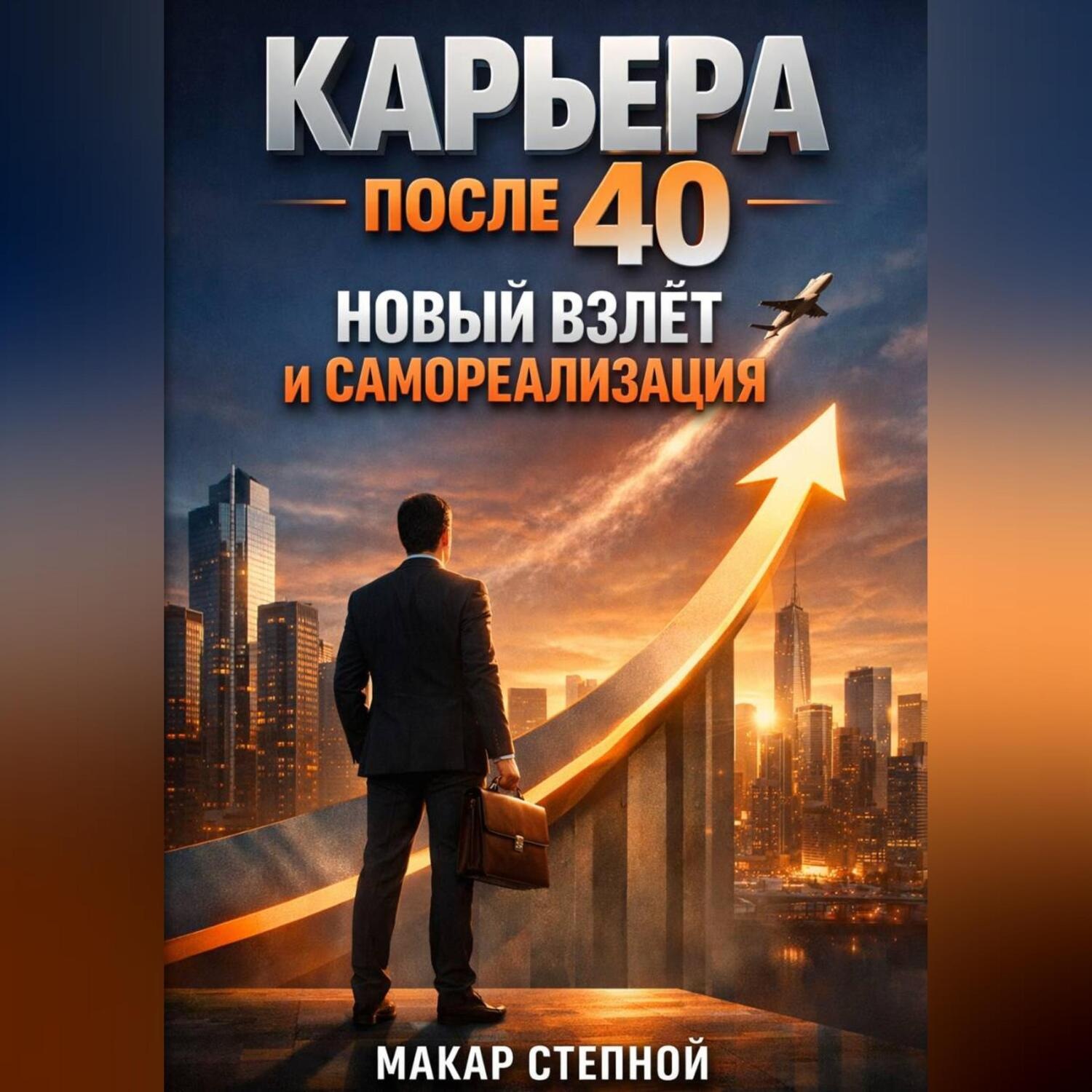 Обложка книги «Карьера после 40 Новый Взлет и Самореализация»