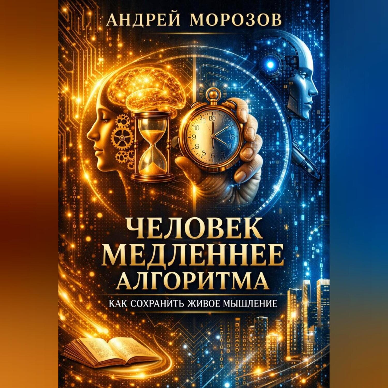 Обложка книги «Человек медленнее алгоритма. Как сохранить живое мышление»