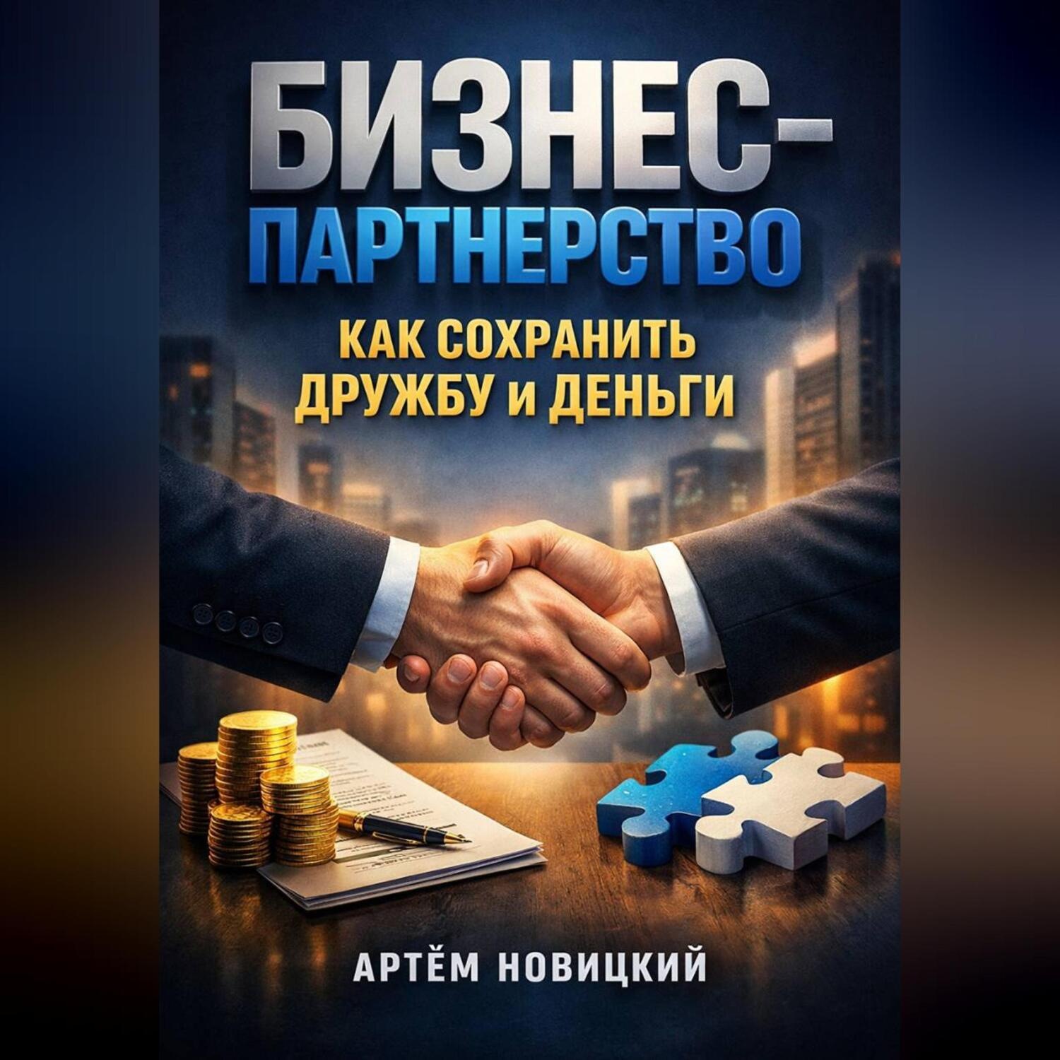 Обложка книги «Бизнес-Партнерство Как Сохранить Дружбу и Деньги»