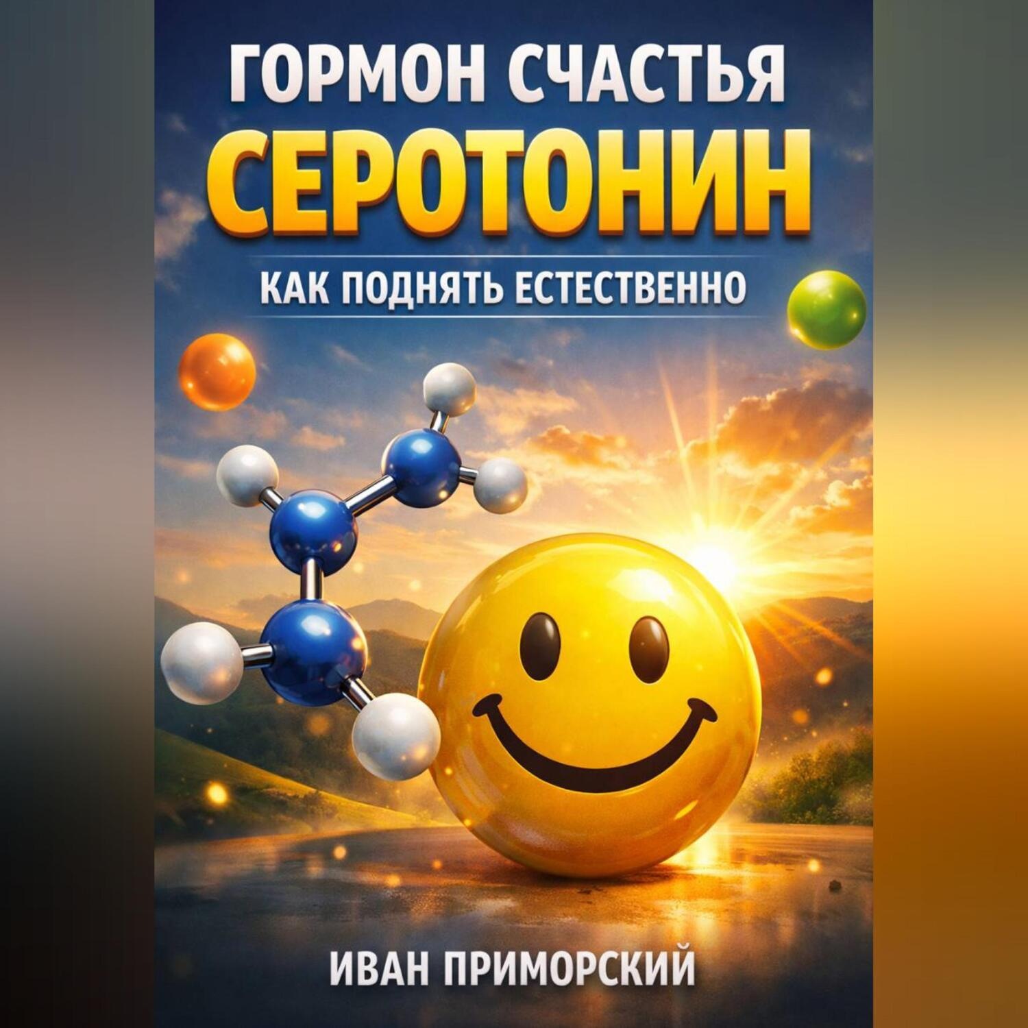 Обложка книги «Гормон Счастья Серотонин Как Поднять Естественно»