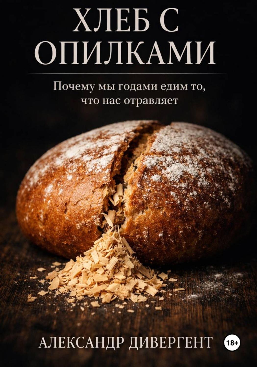 Обложка книги «Хлеб с опилками Почему мы годами едим то, что нас отравляет, и как наконец научиться печь свой хлеб»
